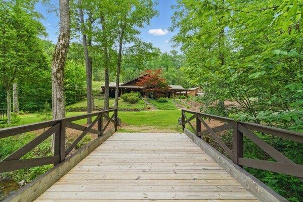 230 Old Mill White Ext, Jasper, GA 30143 - wooden deck with a yard