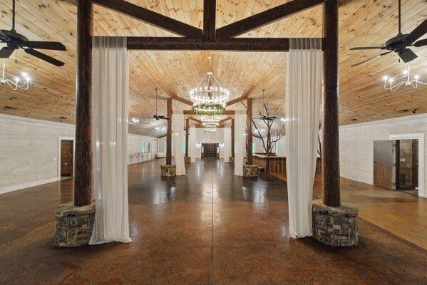 230 Old Mill White Ext, Jasper, GA 30143 - building lobby with high vaulted ceiling and beamed ceiling