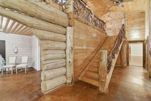 230 Old Mill White Ext, Jasper, GA 30143 - stairs featuring vaulted ceiling