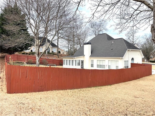 view of rear view of house