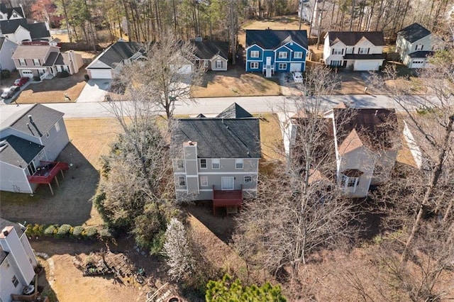 drone / aerial view featuring a residential view