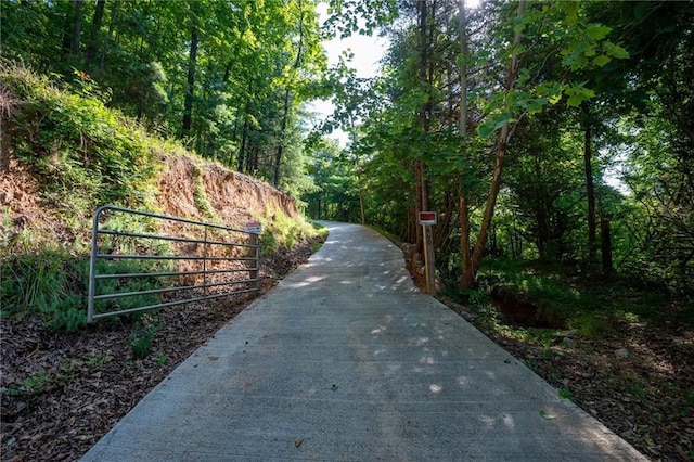 view of road