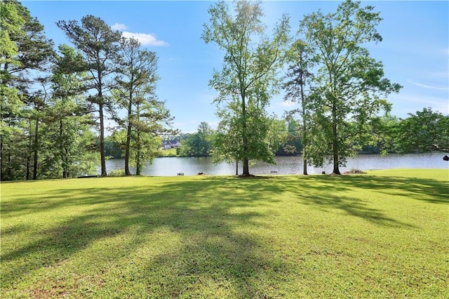 70 Lake Charles Xing, Covington, GA 30016 - view of grassy yard with a water view