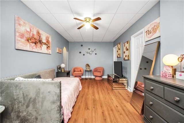 70 Lake Charles Xing, Covington, GA 30016 - bedroom with a drop ceiling and light wood-type flooring
