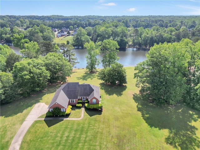 70 Lake Charles Xing, Covington, GA 30016 - view from above of property with a nearby body of water and a heavily wooded area