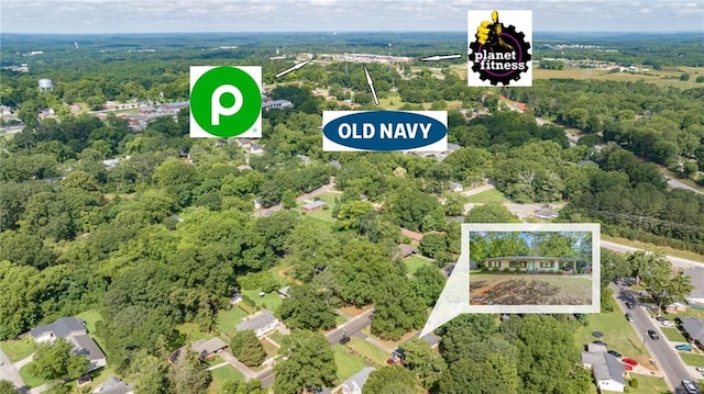 312 Glen Iris Dr, Monroe, GA 30655 - drone / aerial view of a forest