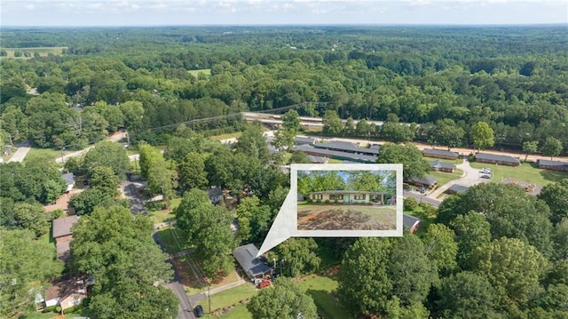 312 Glen Iris Dr, Monroe, GA 30655 - aerial view of a heavily wooded area