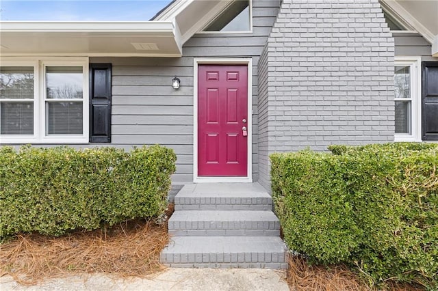 view of entrance to property