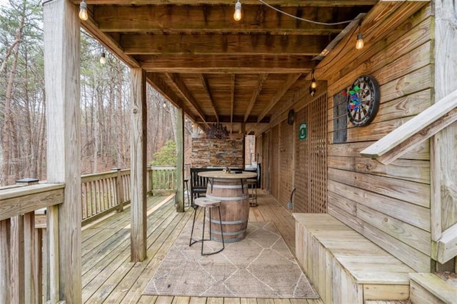 view of deck
