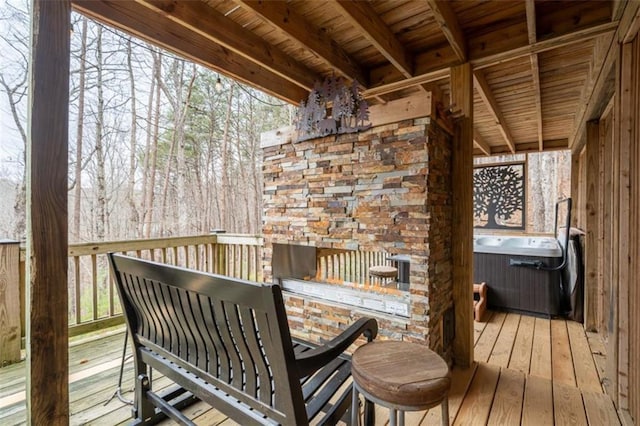 view of deck