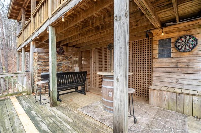 view of deck