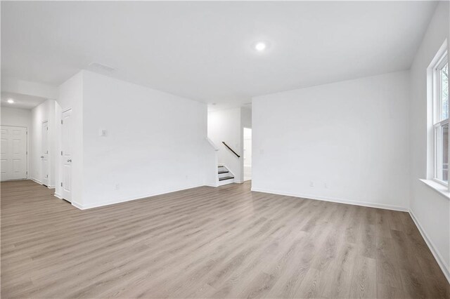 living room featuring wood-type flooring