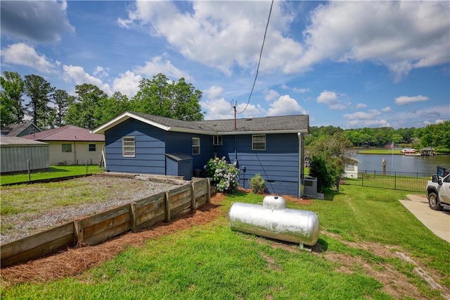 233 S Spring Rd, Eatonton, GA 31024 - rear view of property with a water view