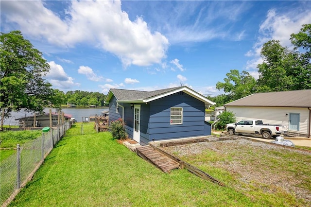 233 S Spring Rd, Eatonton, GA 31024 - view of yard featuring a water view