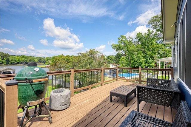 233 S Spring Rd, Eatonton, GA 31024 - view of wooden deck