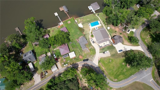 233 S Spring Rd, Eatonton, GA 31024 - aerial view of property's location featuring a pool area