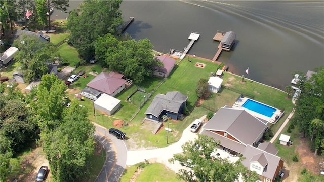 233 S Spring Rd, Eatonton, GA 31024 - view of property location with a nearby body of water and nearby suburban area