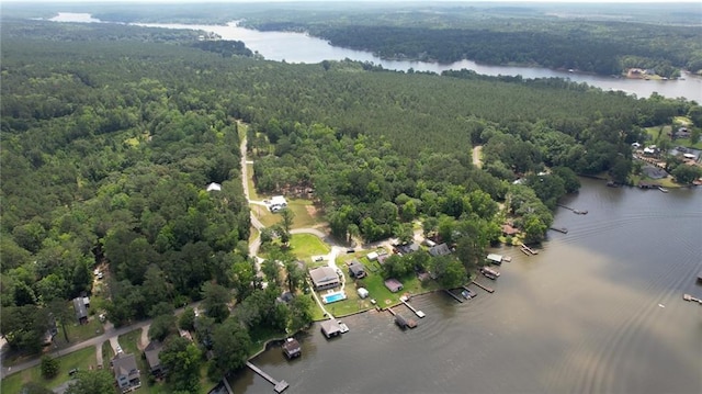 233 S Spring Rd, Eatonton, GA 31024 - view of property location with a heavily wooded area and a nearby body of water
