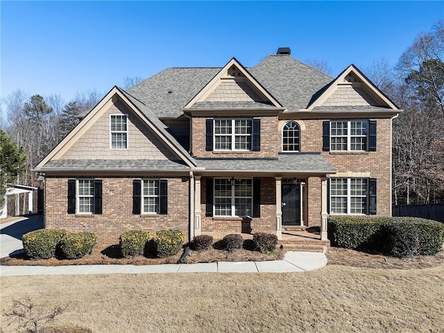 view of front of house with a porch