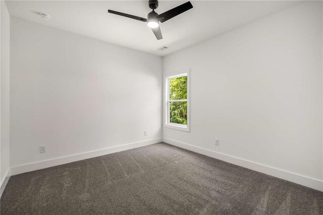 7262 Creekside Way, Jefferson, GA 30549 - empty room with carpet flooring, a ceiling fan, and a smoke detector
