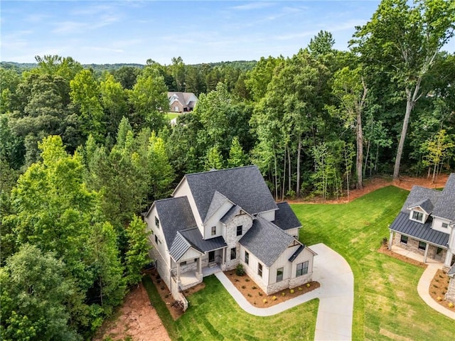 7262 Creekside Way, Jefferson, GA 30549 - view of subject property with a forest