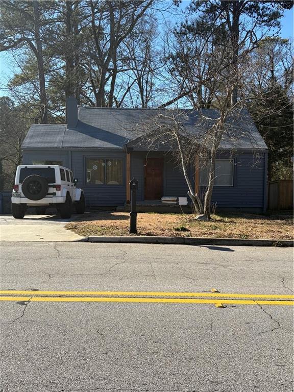 view of ranch-style house