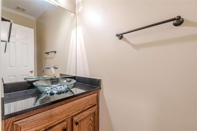 5170 Stone Croft Trl, Atlanta, GA 30331 - bathroom featuring vanity and crown molding