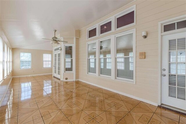 5170 Stone Croft Trl, Atlanta, GA 30331 - unfurnished sunroom with ceiling fan