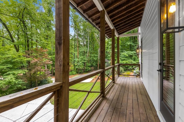 1461 Bubbling Creek Rd NE, Brookhaven, GA 30319 - view of wooden terrace