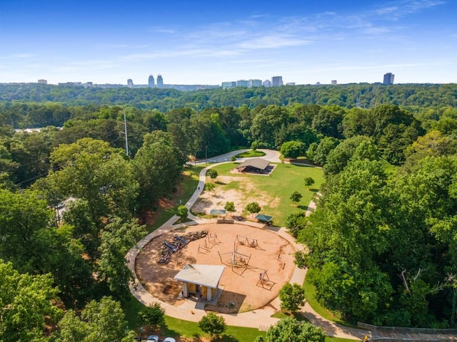 1461 Bubbling Creek Rd NE, Brookhaven, GA 30319 - bird's eye view of a heavily wooded area