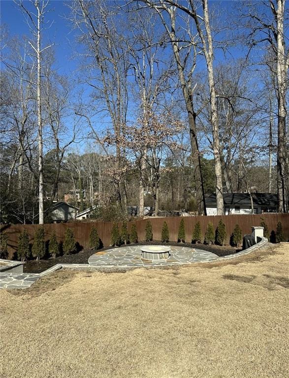 view of yard featuring a patio area