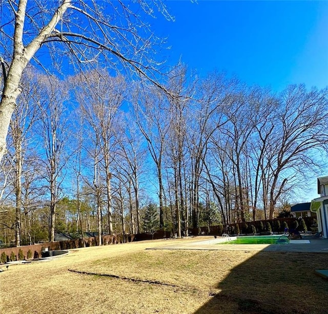 view of community with a lawn