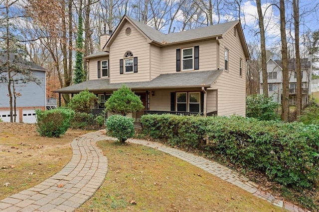 front of property with covered porch