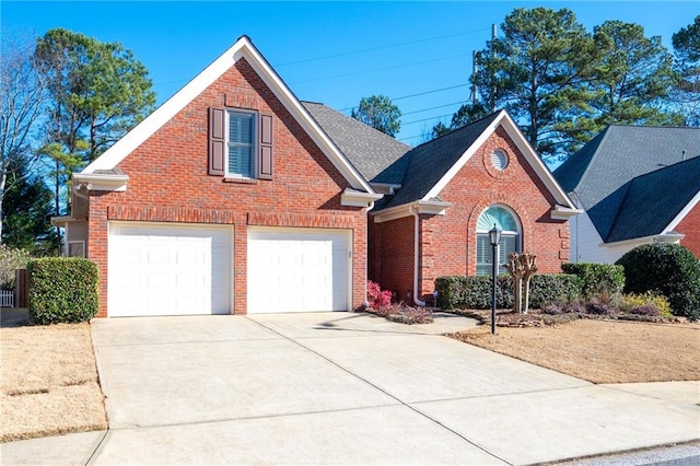 view of property featuring a garage