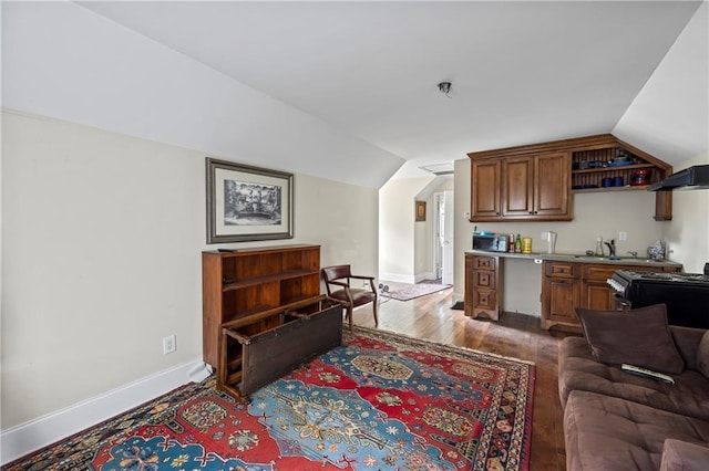 38 Olde Wick Trl, Hoschton, GA 30548 - living room with lofted ceiling and wood finished floors