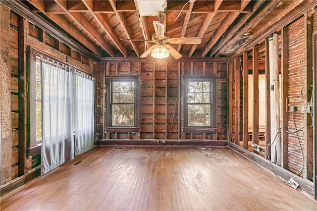 1225 Clifton Rd, Atlanta, GA 30307 - miscellaneous room featuring wood-type flooring and ceiling fan