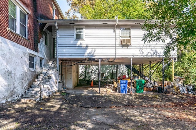 1225 Clifton Rd, Atlanta, GA 30307 - back of house featuring a carport and cooling unit