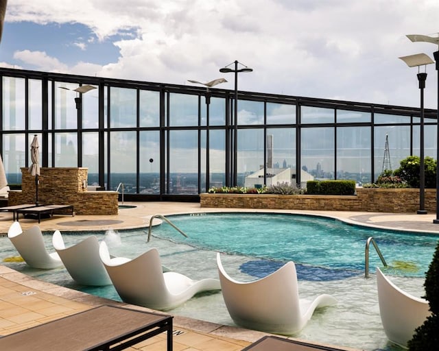 view of community pool