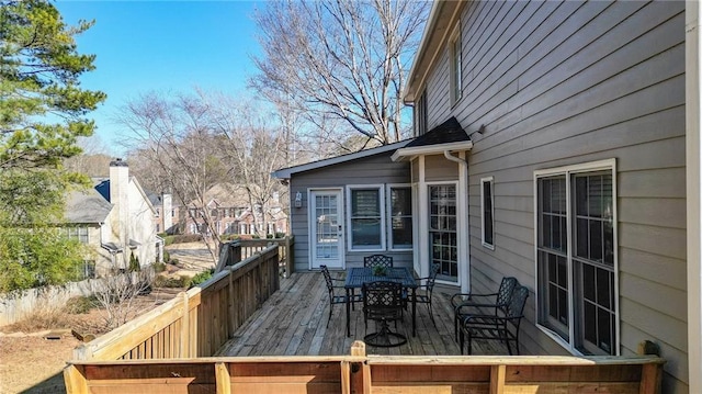 view of deck
