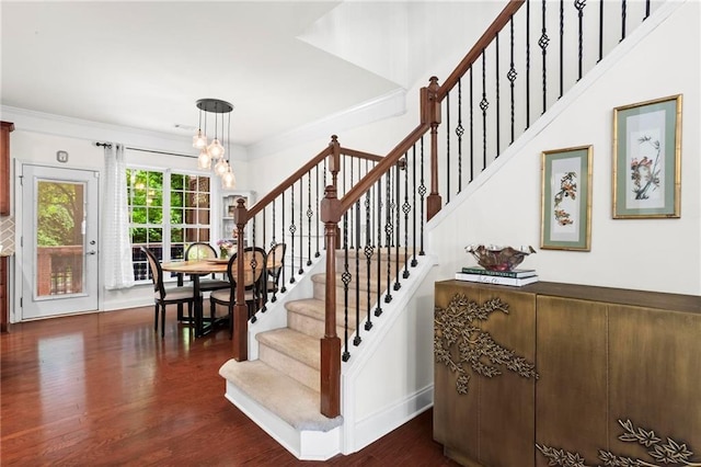 2343 Limehurst Dr NE, Atlanta, GA 30319 - stairs with wood finished floors