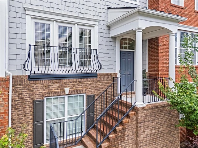 2343 Limehurst Dr NE, Atlanta, GA 30319 - doorway to property with brick siding