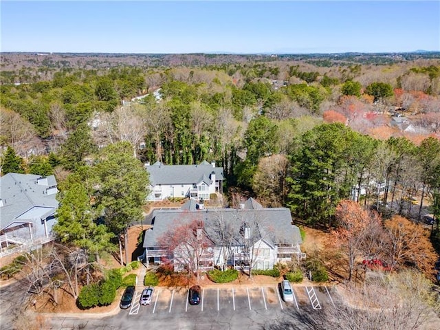 303 Gettysburg Pl, Atlanta, GA 30350 - view from above of property featuring a heavily wooded area