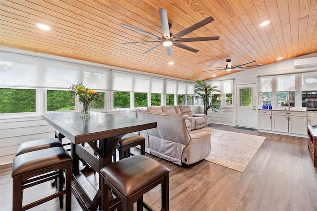 3415 Trickum Rd, Woodstock, GA 30188 - sunroom / solarium with an AC wall unit
