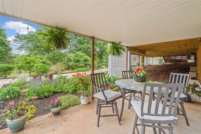 3415 Trickum Rd, Woodstock, GA 30188 - view of patio / terrace with outdoor dining space
