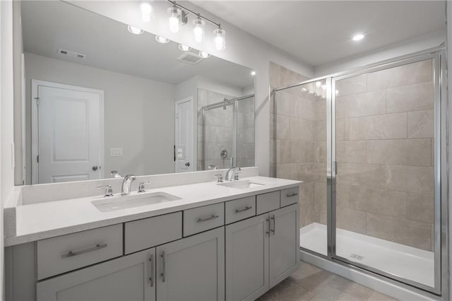 702 Smokey Quartz Way, Kennesaw, GA 30144 - full bath featuring a stall shower and double vanity
