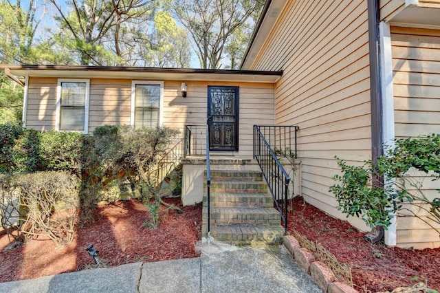 view of entrance to property