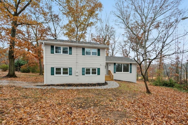 view of front of home