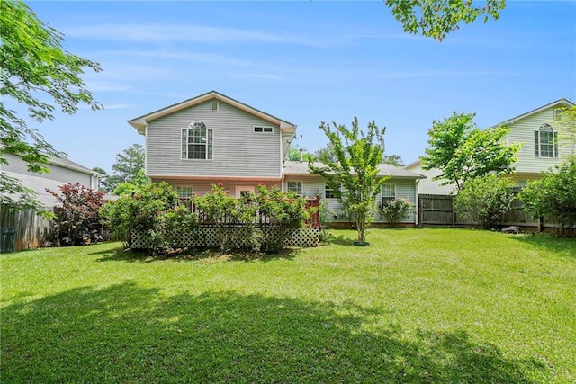 view of back of property
