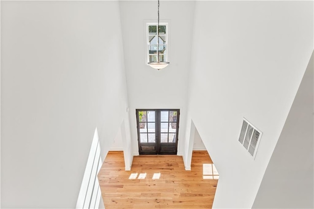 interior space featuring hardwood / wood-style floors