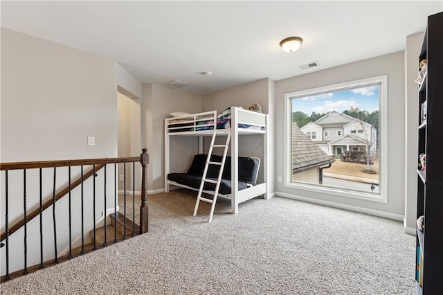 unfurnished bedroom featuring carpet floors